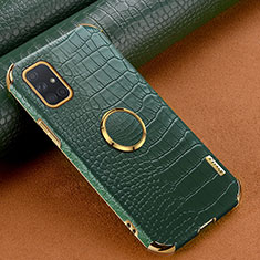 Soft Luxury Leather Snap On Case Cover XD1 for Samsung Galaxy A71 4G A715 Green