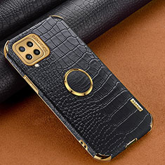Soft Luxury Leather Snap On Case Cover XD1 for Samsung Galaxy M32 4G Black