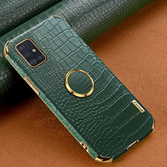 Soft Luxury Leather Snap On Case Cover XD1 for Samsung Galaxy M40S Green