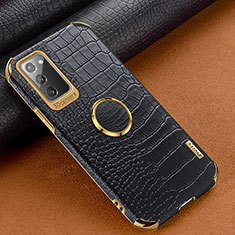 Soft Luxury Leather Snap On Case Cover XD1 for Samsung Galaxy Note 20 5G Black