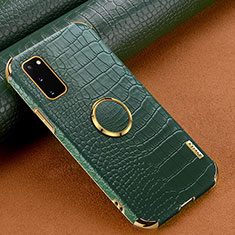 Soft Luxury Leather Snap On Case Cover XD1 for Samsung Galaxy S20 5G Green