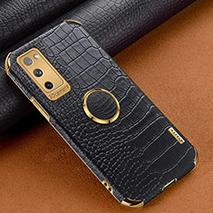 Soft Luxury Leather Snap On Case Cover XD1 for Samsung Galaxy S20 FE 5G Black