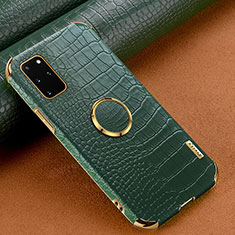 Soft Luxury Leather Snap On Case Cover XD1 for Samsung Galaxy S20 Plus Green