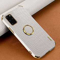Soft Luxury Leather Snap On Case Cover XD1 for Samsung Galaxy S20 Plus White