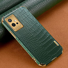 Soft Luxury Leather Snap On Case Cover XD1 for Vivo iQOO Z6 5G Green