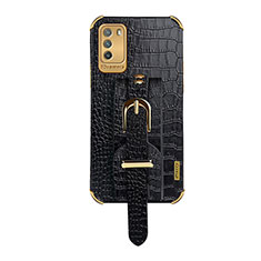 Soft Luxury Leather Snap On Case Cover XD1 for Xiaomi Poco M3 Black