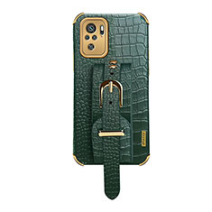 Soft Luxury Leather Snap On Case Cover XD1 for Xiaomi Poco M5S Green