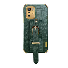 Soft Luxury Leather Snap On Case Cover XD1 for Xiaomi Poco X3 GT 5G Green