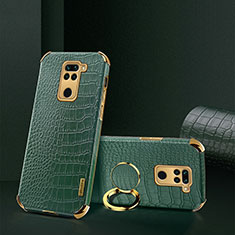 Soft Luxury Leather Snap On Case Cover XD1 for Xiaomi Redmi 10X 4G Green