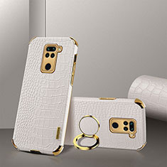 Soft Luxury Leather Snap On Case Cover XD1 for Xiaomi Redmi 10X 4G White