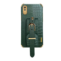 Soft Luxury Leather Snap On Case Cover XD1 for Xiaomi Redmi 9A Green