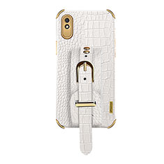 Soft Luxury Leather Snap On Case Cover XD1 for Xiaomi Redmi 9AT White