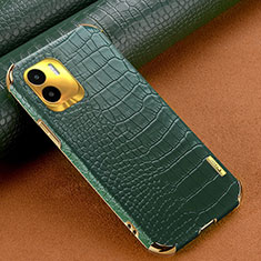 Soft Luxury Leather Snap On Case Cover XD1 for Xiaomi Redmi A1 Green