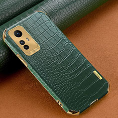 Soft Luxury Leather Snap On Case Cover XD1 for Xiaomi Redmi Note 12S Green