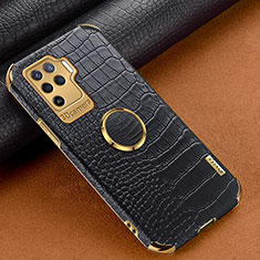 Soft Luxury Leather Snap On Case Cover XD2 for Oppo A94 4G Black