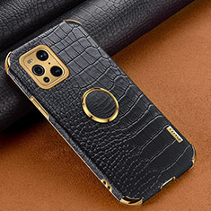 Soft Luxury Leather Snap On Case Cover XD2 for Oppo Find X3 5G Black