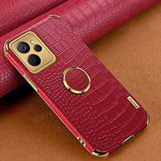 Soft Luxury Leather Snap On Case Cover XD2 for Realme 10 5G Red