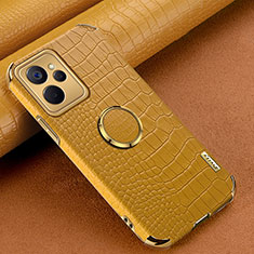 Soft Luxury Leather Snap On Case Cover XD2 for Realme 10 5G Yellow