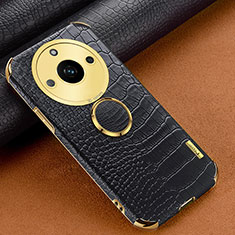 Soft Luxury Leather Snap On Case Cover XD2 for Realme 11 Pro 5G Black