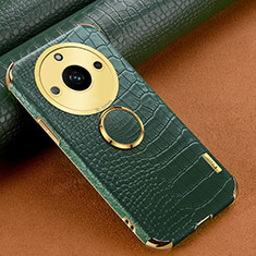 Soft Luxury Leather Snap On Case Cover XD2 for Realme 11 Pro 5G Green