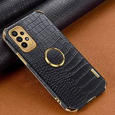 Soft Luxury Leather Snap On Case Cover XD2 for Samsung Galaxy A23 5G Black