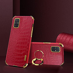 Soft Luxury Leather Snap On Case Cover XD2 for Samsung Galaxy A71 4G A715 Red