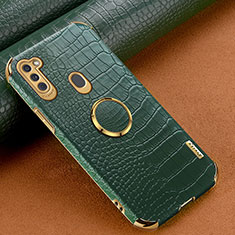 Soft Luxury Leather Snap On Case Cover XD2 for Samsung Galaxy M11 Green