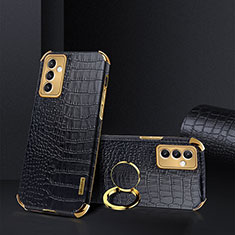 Soft Luxury Leather Snap On Case Cover XD2 for Samsung Galaxy S23 FE 5G Black