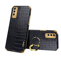Soft Luxury Leather Snap On Case Cover XD2 for Vivo Y12s Black