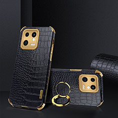Soft Luxury Leather Snap On Case Cover XD2 for Xiaomi Mi 13 5G Black