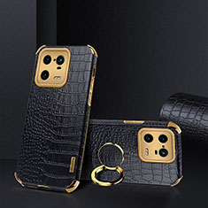 Soft Luxury Leather Snap On Case Cover XD2 for Xiaomi Mi 13 Pro 5G Black