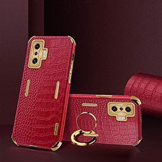 Soft Luxury Leather Snap On Case Cover XD2 for Xiaomi Poco F4 GT 5G Red