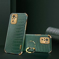 Soft Luxury Leather Snap On Case Cover XD2 for Xiaomi Poco M5S Green