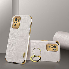 Soft Luxury Leather Snap On Case Cover XD2 for Xiaomi Poco M5S White