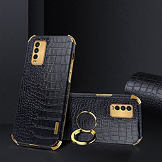 Soft Luxury Leather Snap On Case Cover XD2 for Xiaomi Redmi 9T 4G Black
