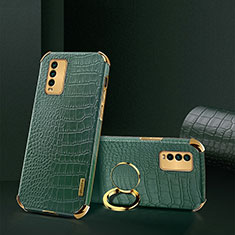 Soft Luxury Leather Snap On Case Cover XD2 for Xiaomi Redmi 9T 4G Green