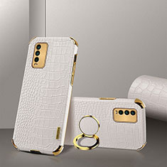 Soft Luxury Leather Snap On Case Cover XD2 for Xiaomi Redmi 9T 4G White