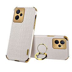 Soft Luxury Leather Snap On Case Cover XD3 for Realme 10 5G White