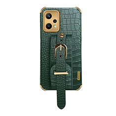 Soft Luxury Leather Snap On Case Cover XD3 for Realme 9 5G Green