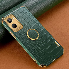 Soft Luxury Leather Snap On Case Cover XD4 for Realme 10 4G Green