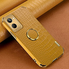 Soft Luxury Leather Snap On Case Cover XD4 for Realme 10 4G Yellow