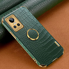 Soft Luxury Leather Snap On Case Cover XD4 for Realme GT Neo3 5G Green