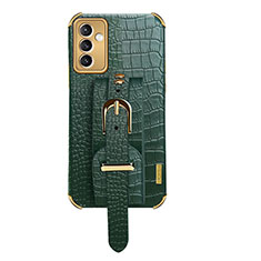 Soft Luxury Leather Snap On Case Cover XD5 for Samsung Galaxy A35 5G Green