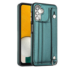 Soft Luxury Leather Snap On Case Cover YB1 for Samsung Galaxy A04s Green