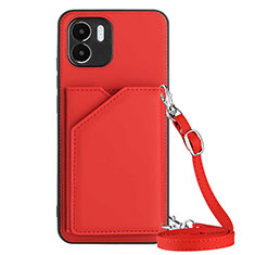Soft Luxury Leather Snap On Case Cover YB3 for Xiaomi Redmi A2 Red