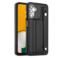 Soft Luxury Leather Snap On Case Cover YB4 for Samsung Galaxy A14 5G Black