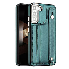 Soft Luxury Leather Snap On Case Cover YB4 for Samsung Galaxy S24 5G Green