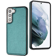 Soft Luxury Leather Snap On Case Cover YB6 for Samsung Galaxy S23 Plus 5G Green