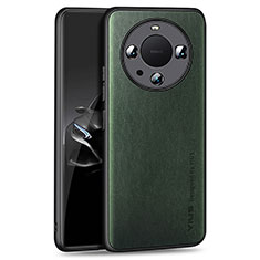 Soft Luxury Leather Snap On Case Cover YM1 for Huawei Mate 60 Pro+ Plus Green