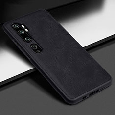 Soft Luxury Leather Snap On Case Cover Z01 for Xiaomi Mi Note 10 Black